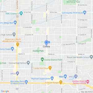 Covina CA map